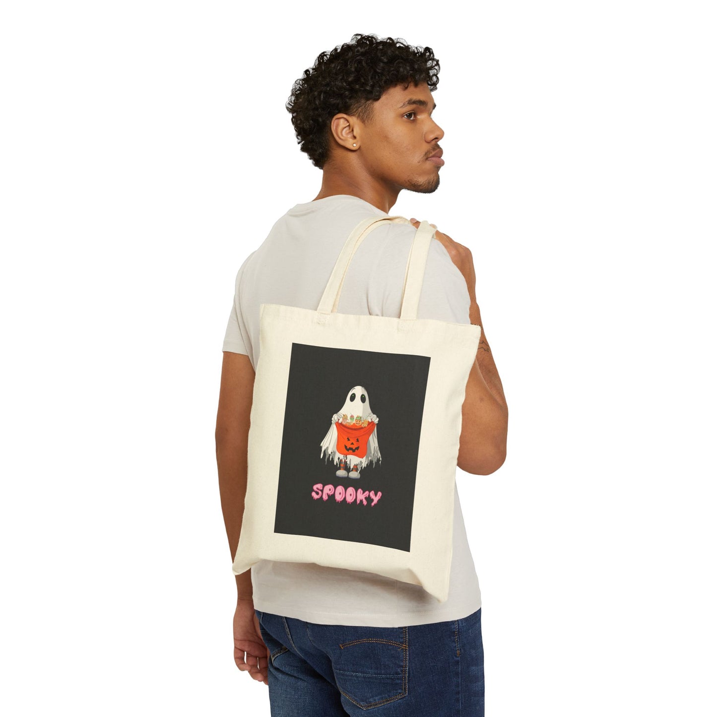 Cotton Canvas  halloween Tote Bag