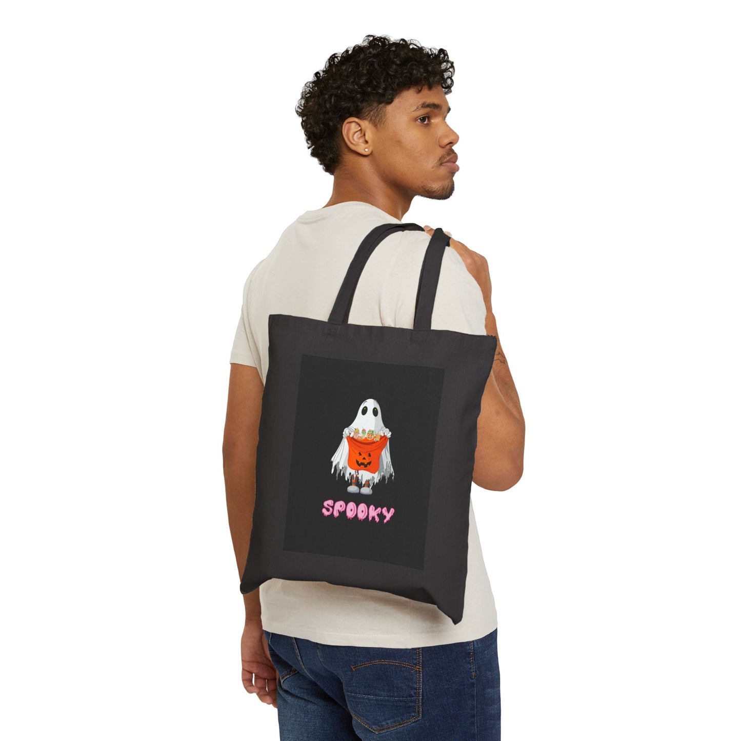 Cotton Canvas  halloween Tote Bag