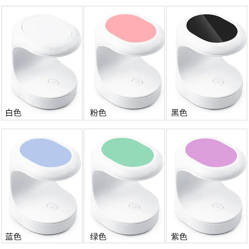 Professional title: "Portable 16W UV LED Nail Dryer with Fast Drying Technology and Egg Design - Single Finger Gel Curing Machine for Manicure Art"