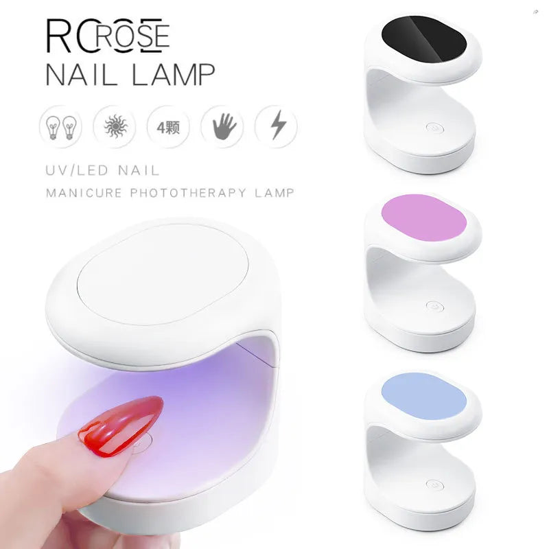 Professional title: "Portable 16W UV LED Nail Dryer with Fast Drying Technology and Egg Design - Single Finger Gel Curing Machine for Manicure Art"
