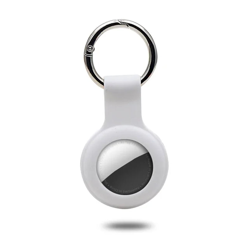 Apple Airtags Liquid Silicone Protective Case with Keychain