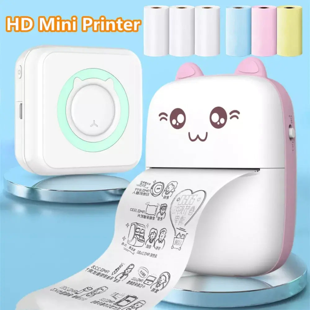 Portable HD Printer With Universal Labels